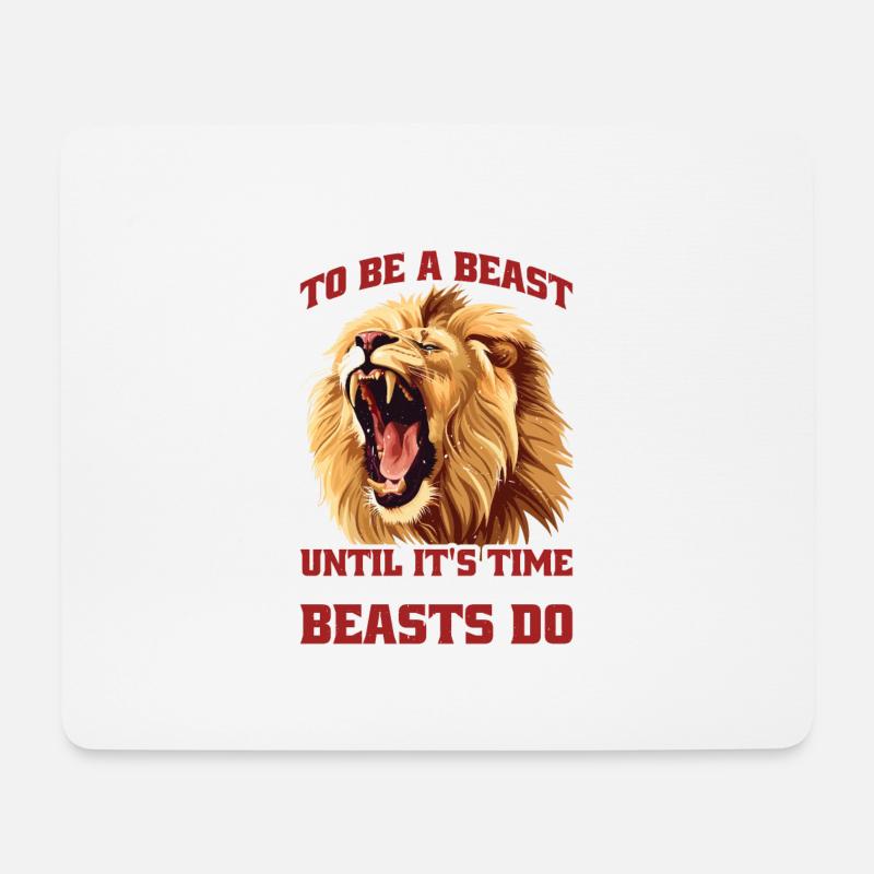 Everyone Wants To Be A Beast 2 - Mousepad (Querformat) - Weiß