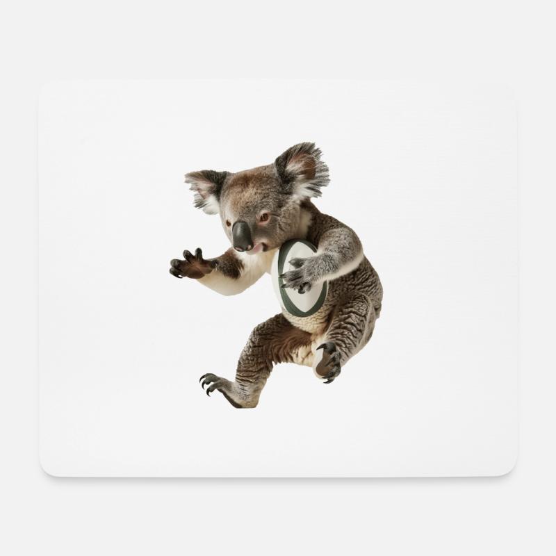 Koala - Mousepad (Querformat) - Weiß