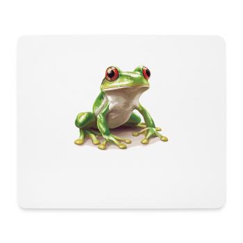 Grenouilles Grenouilles - Tapis de souris (format paysage) - blanc - Devant
