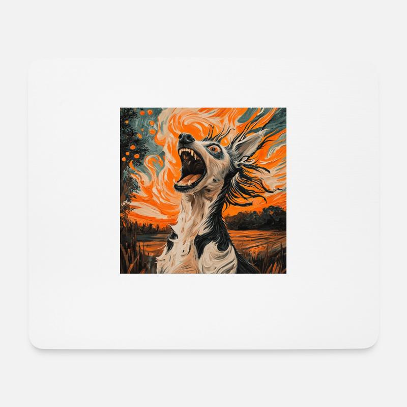 Chinesischer Schopfhund - Mousepad (Querformat) - Weiß