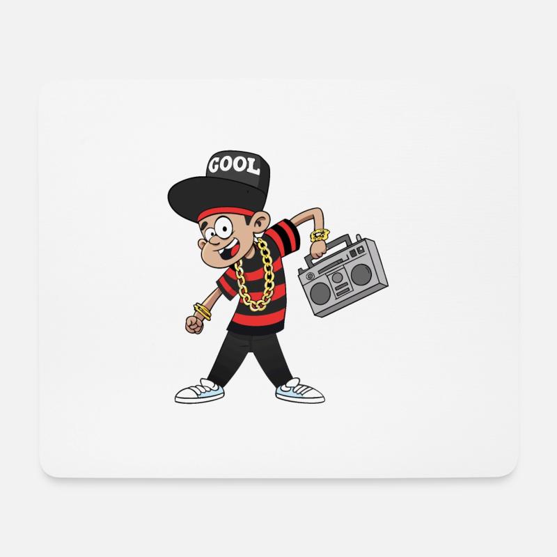 PUNK-MANN - Mousepad (Querformat) - Weiß