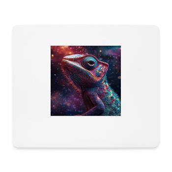 Chamäleon - Mousepad (Querformat) - Weiß - Vorne