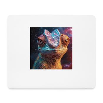 Chamäleon - Mousepad (Querformat) - Weiß - Vorne