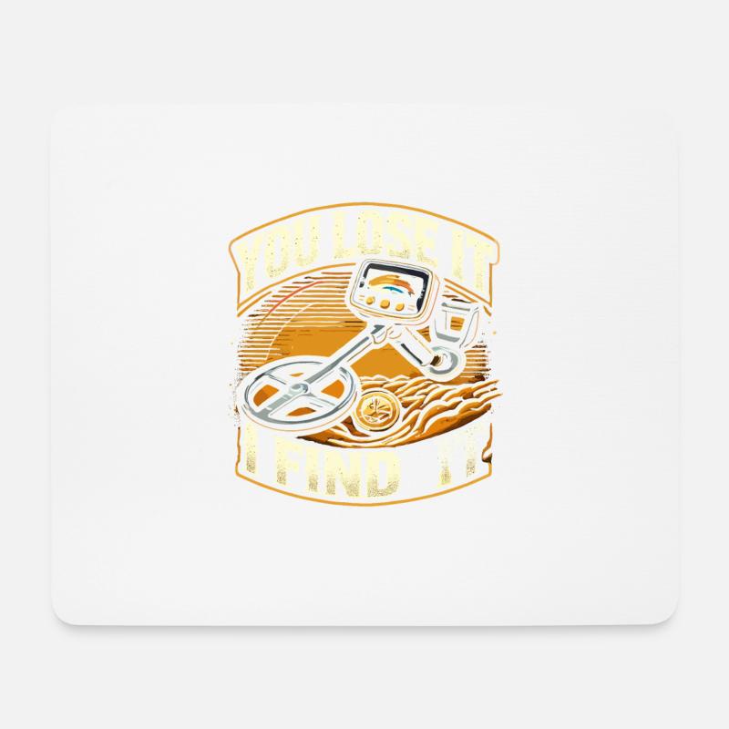 Du verlierst es, ich finde es - Mousepad (Querformat) - Weiß
