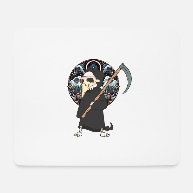 Halloween - Mousepad (Querformat) - Weiß