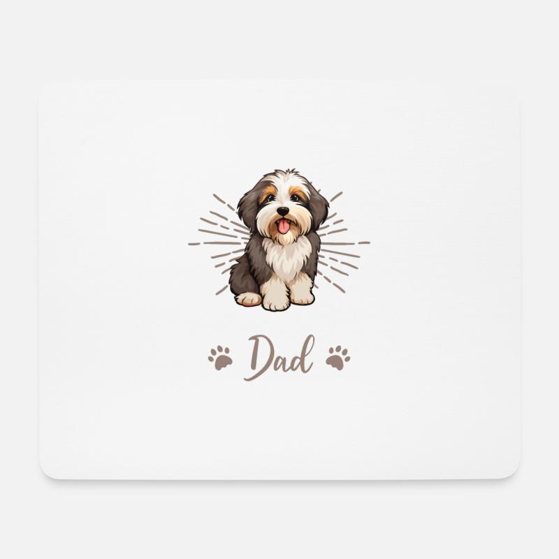 Havaneser Dog Havanese Dad - Mousepad (Querformat) - Weiß