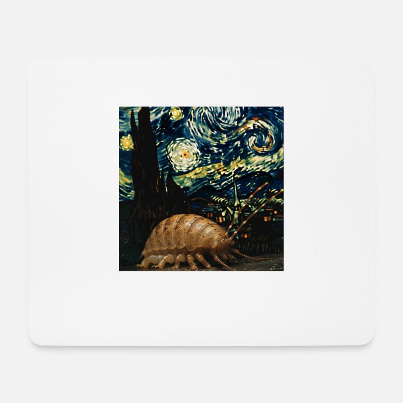 Assel - Mousepad (Querformat) - Weiß