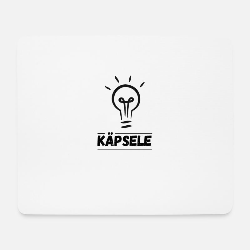 Käpsele - Clever Genie Schwaben Schwäbisch Dialekt - Mousepad (Querformat) - Weiß