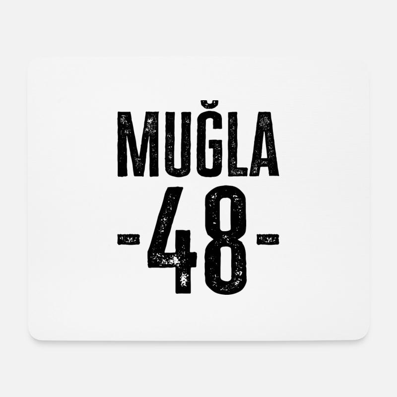 Muğla 48 – Schönheit aus Türkiye - Mousepad (Querformat) - Weiß