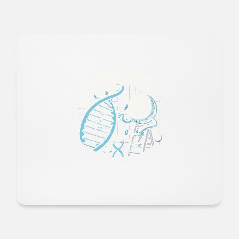 Kontrolliert sich selbst, bevor es sich selbst - Mousepad (Querformat) - Weiß