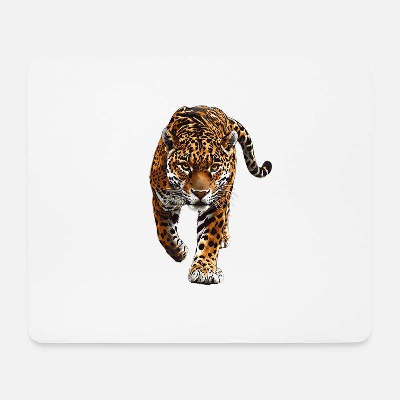 Jaguare Jaguar - Mousepad (Querformat) - Weiß