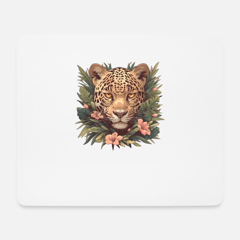 Jaguare Jaguar - Mousepad (Querformat) - Weiß