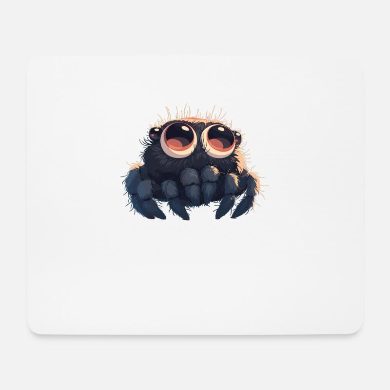 Jumping Spider Springspinnen Springspinne - Mousepad (Querformat) - Weiß