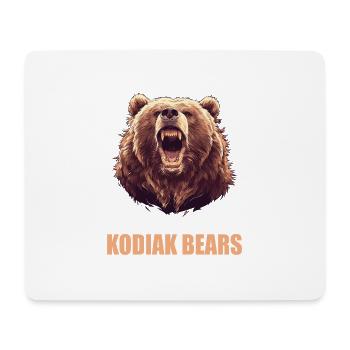 Ours Kodiak Ours Kodiak - Tapis de souris (format paysage) - blanc - Devant