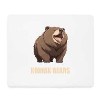 Ours Kodiak Ours Kodiak - Tapis de souris (format paysage) - blanc - Devant