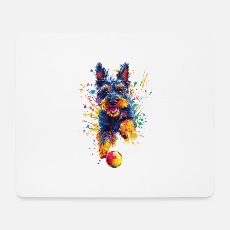 Scottish Terrier - Mousepad (Querformat) - Weiß