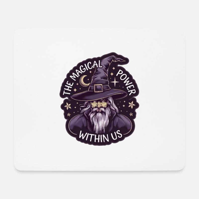 HEXE - Mousepad (Querformat) - Weiß