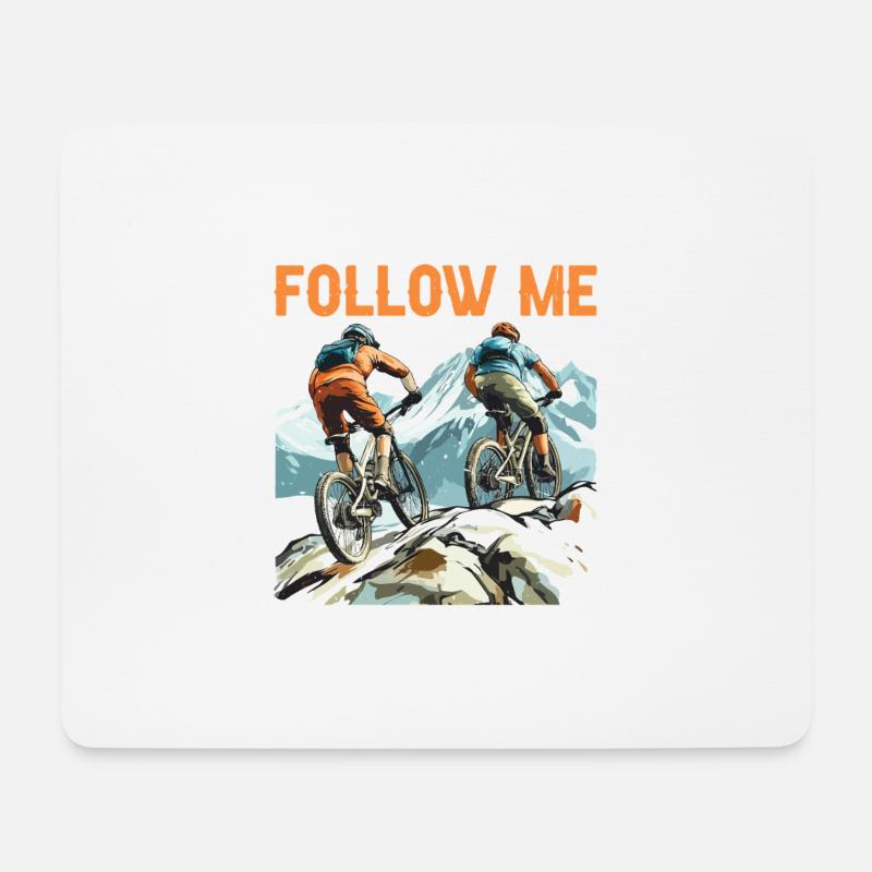 Don't Follow Me You Won't Make It 15 - Mousepad (Querformat) - Weiß