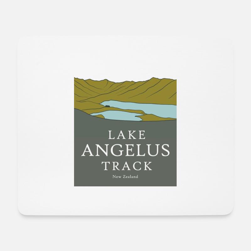 Lake Angelus track - New Zealand - Mousepad (Querformat) - Weiß