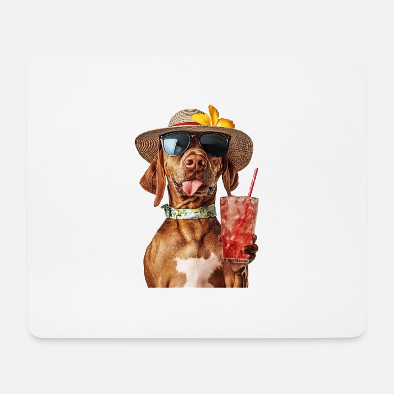 Rhodesian Pitbull Ridgeback - Mousepad (Querformat) - Weiß