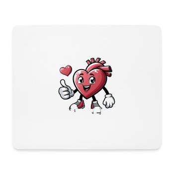 Support in raising awareness of - Mouse Pad (horizontal) - white - Front
