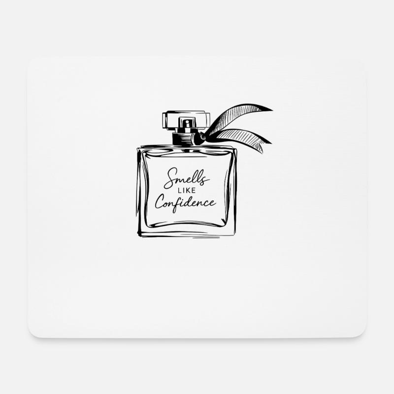 Duft Der Selbstsicherheit Parfüm Illustration - Mousepad (Querformat) - Weiß