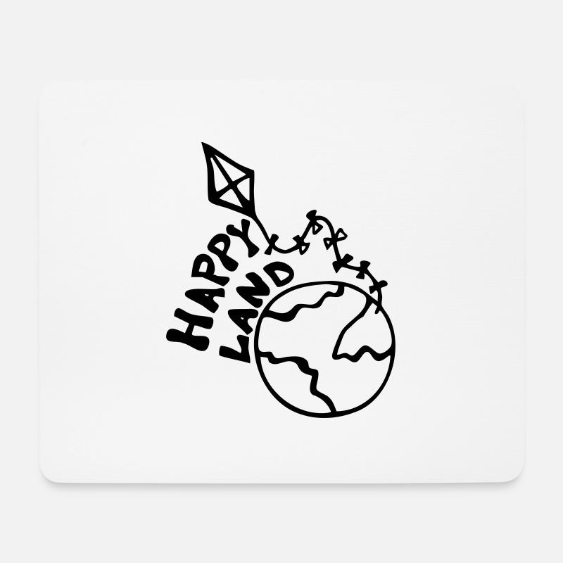 Happyland www.cahcc.site - Mousepad (Querformat) - Weiß