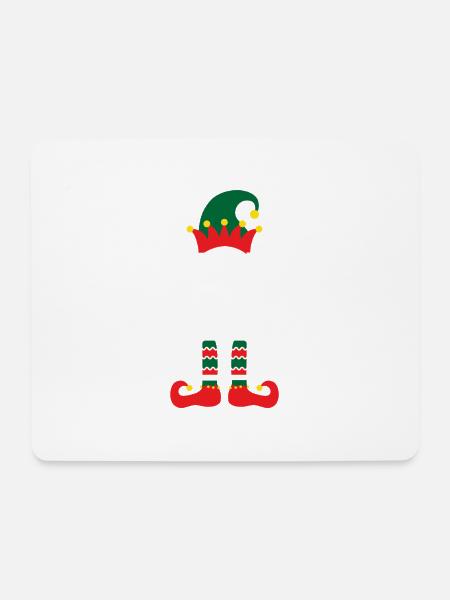 elf haha Zeichenfläche 1 Kopie - Mousepad (Querformat) - Weiß