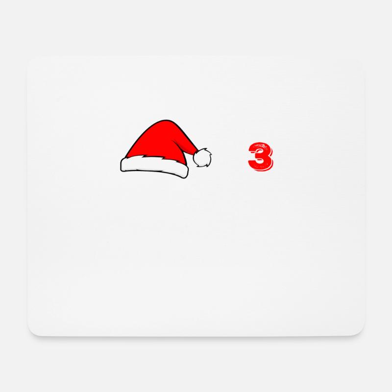 Ho hoch 3 haha Zeichenfläche 1 - Mousepad (Querformat) - Weiß