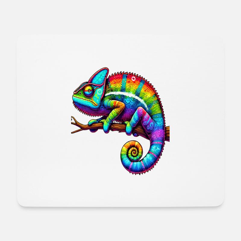 Chameleon - Mouse Pad (horizontal) - white