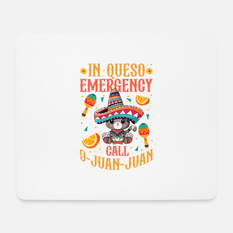 in queso emergency Design for a paramedic - Mousepad (Querformat) - Weiß