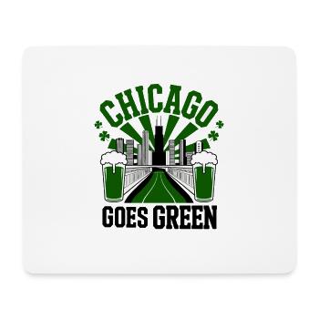 Chicago Goes Green - Mousepad (Querformat) - Weiß - Vorne