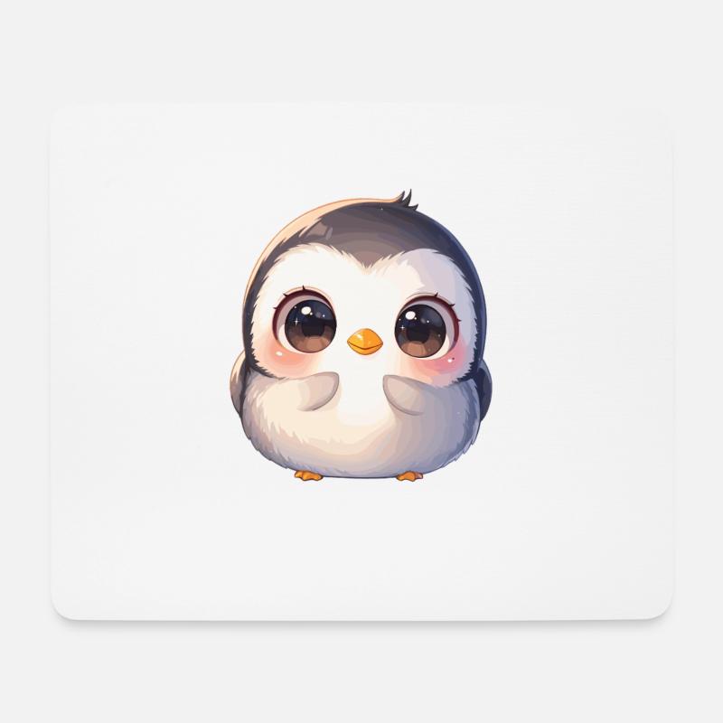 Pinguine Pinguin - Mousepad (Querformat) - Weiß