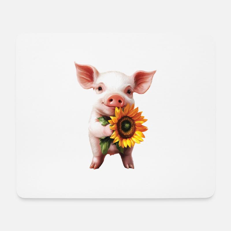 Schildkröte - Mousepad (Querformat) - Weiß