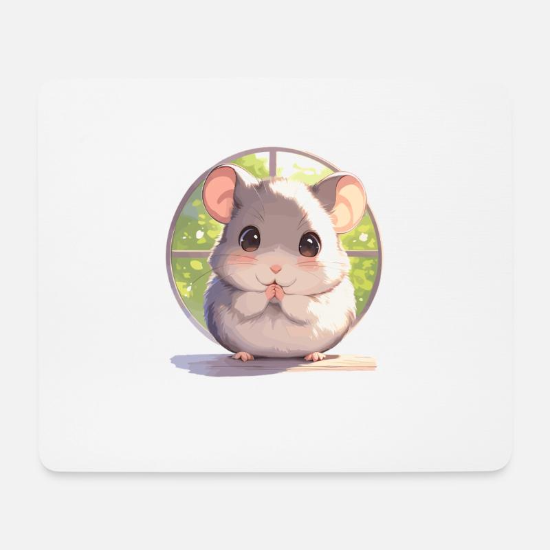 Ratten Ratte - Mousepad (Querformat) - Weiß