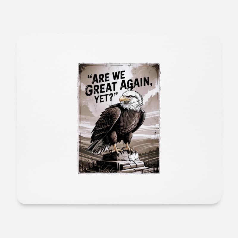 Sind wir schon wieder groß? - Mousepad (Querformat) - Weiß