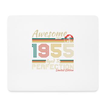 1955 Vintage Retro Jubiläumsgeschenk - Mousepad (Querformat) - Weiß - Vorne