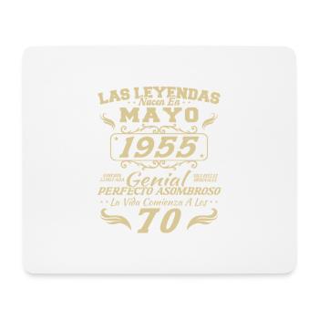 May 1955 Vintage Birthday Gift - Mouse Pad (horizontal) - white - Front