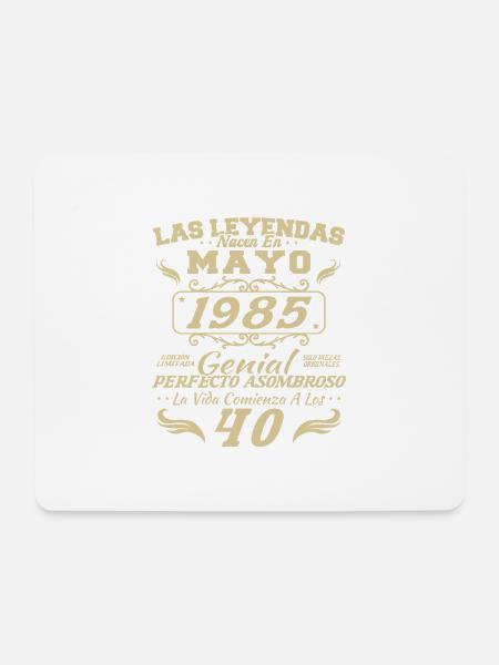 Mai 1985 Vintage Geburtstagsgeschenk - Mousepad (Querformat) - Weiß