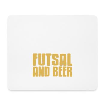 Yep I'm a Dad and I Love Futsal and Beer Humor - Mousepad (Querformat) - Weiß - Vorne