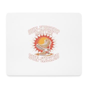 Sun Kissed More Like Sun Kicked Sunburn - Mousepad (Querformat) - Weiß - Vorne