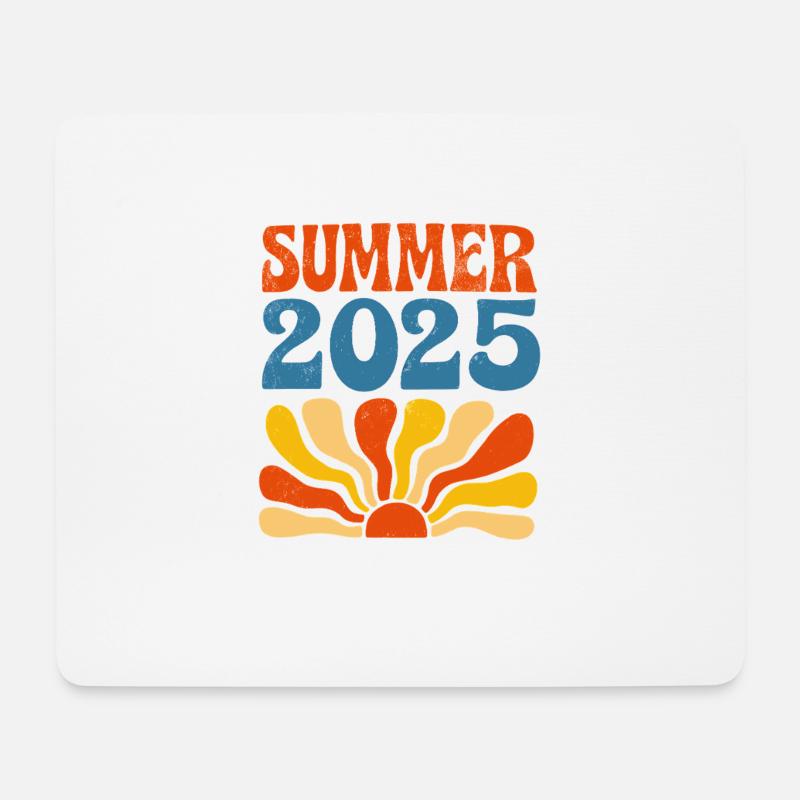 Sommer 2025 - Mousepad (Querformat) - Weiß