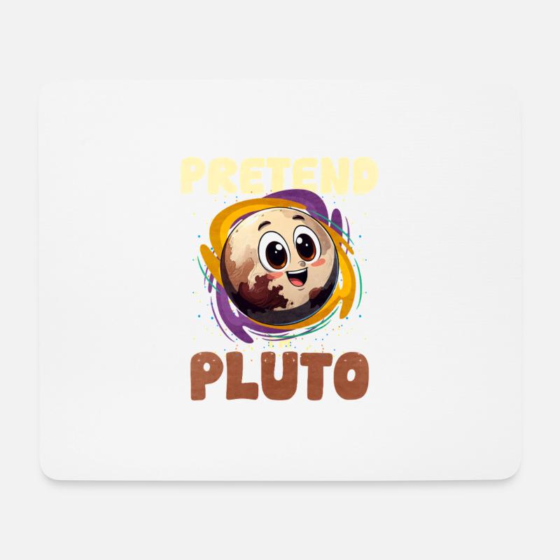 Pluto - Mouse Pad (horizontal) - white