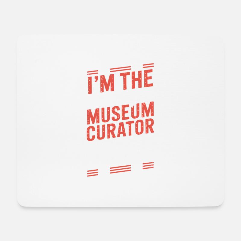 Museum - Mousepad (Querformat) - Weiß