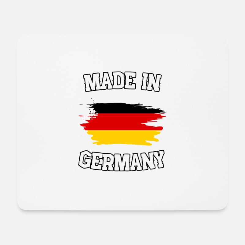 Made in Germany - Mousepad (Querformat) - Weiß
