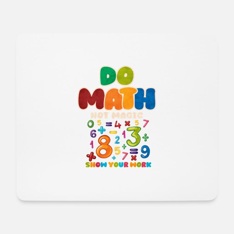 Math - Mouse Pad (horizontal) - white