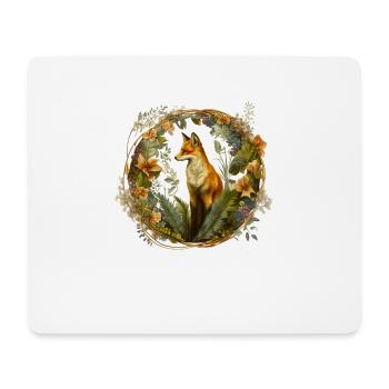 Fox Vintage - Mousepad (Querformat) - Weiß - Vorne