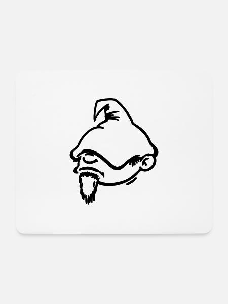 Der Sandmann (klein) - Mousepad (Querformat) - Weiß