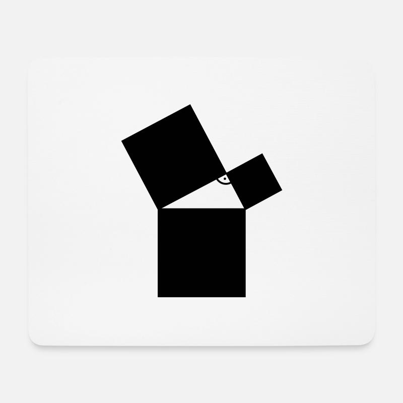 mathe - Mousepad (Querformat) - Weiß
