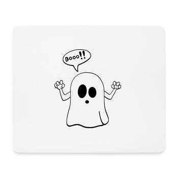 Ghost halloween booo - Mouse Pad (horizontal) - white - Front